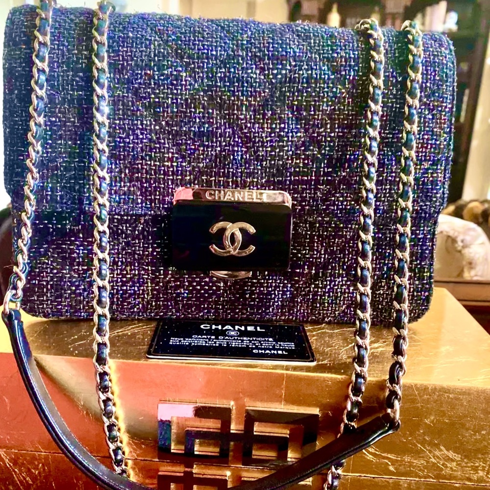 SOLD July4th Price Drop Chanel BeautyLock Tweed/L - Picture 2 of 15